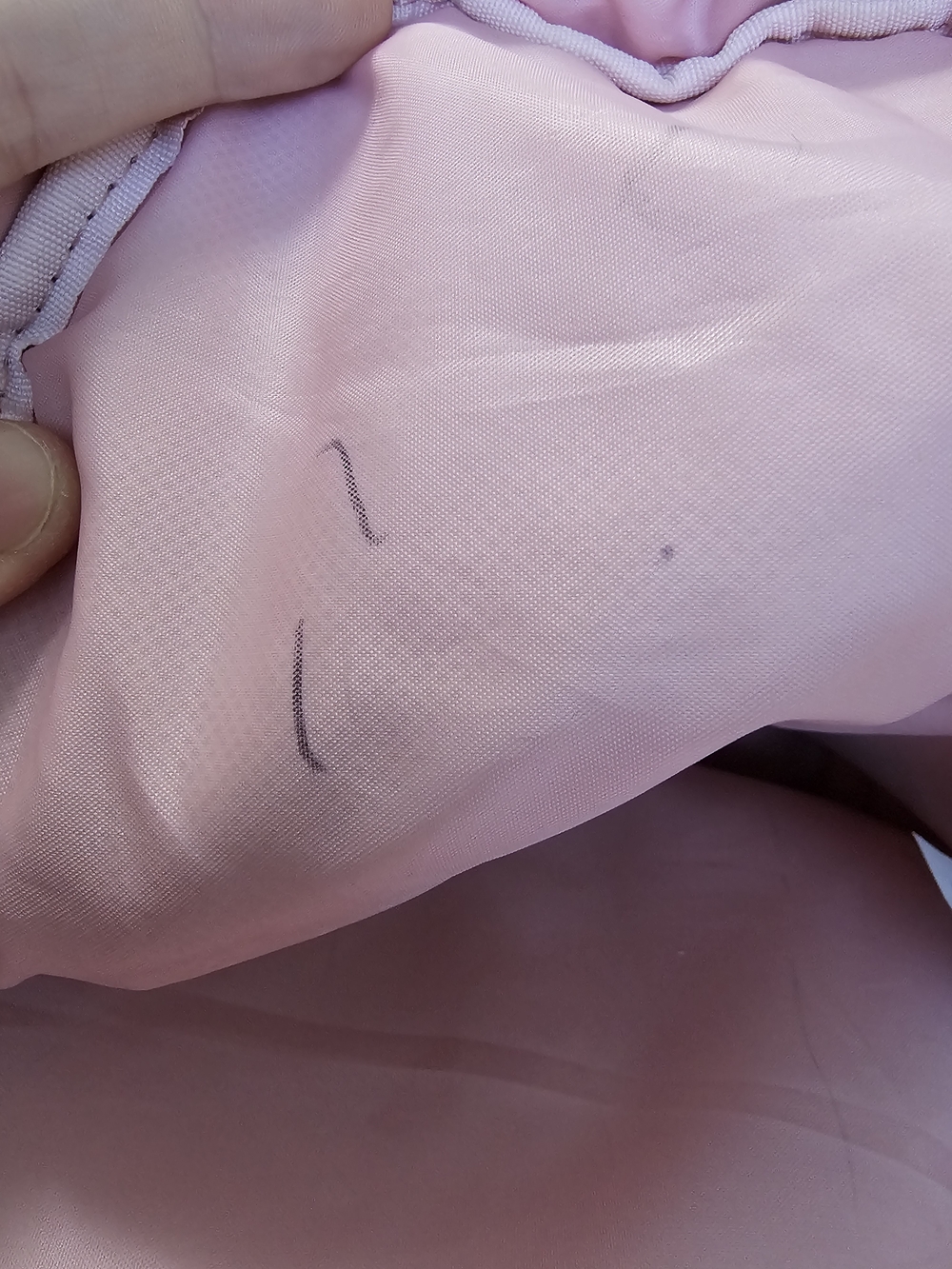 Metallic Blush Pink Heart Pocket Mini Backpack - Picture 8 of 11